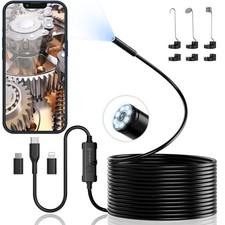 Endoscope Inspection Camera, Ennovor 1920 HD Flexible Rigid Snake Inspection Cam