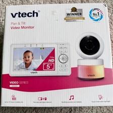 VTech VM5263 5" 720p Pan/Tilt Video Monitor IR Night Vision Two-Way Audio.