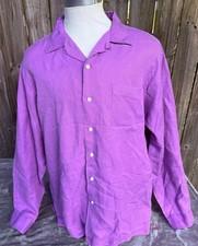 Polo Ralph Lauren Violet Button Front Casual Dress Shirt Button Up Men’s XL