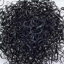 1000PCS Black Elastic Rubber Bands Multipurpose for Home School Office Crafts