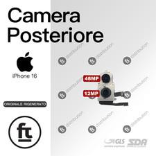 APPLE FOTOCAMERA POSTERIORE IPHONE 16 ORIGINALE RIGENERATO REAR CAMERA