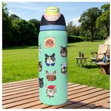 Owala Stainless Bottle 32 oz Urban Outfitters Exclusive Cat Collage Inhand