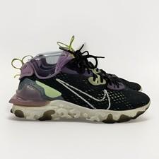 Nike React Vision Dmsx Black Purple Volt Mens Running Shoes CD4373-002 Size 8