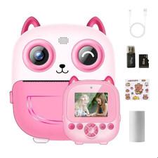 Appareil Photo Instantan Enfant 2.4 HD 1080p Vido 32Go Papier Jeux Musique