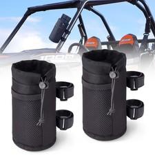2 Pcs Utv Cup Holder for 12-24oz Bottles,Roll Bar Water Bottle Holder Adjustable