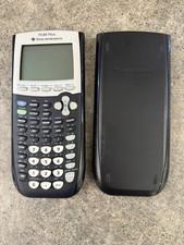 Texas Instruments TI-84 Plus Graphing Calculator, Lcd, Slide Cover, Black