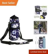Versatile Neoprene Water Bottle Carrier with Padded Strap - Perfect for Outdoors