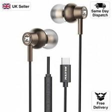 USB-C Wired Earphones with Mic Type-C Headphones for Samsung Galaxy