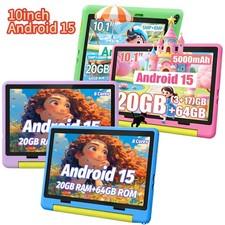 Kids Tablet, Android 15 Tablet for Kids 10 inch Octa-Core 20GB RAM 64GB ROM 1TB