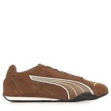 Chaussures Baskets PUMA homme Puma Catch Sd Marron Cuir Lacets
