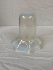Antique Victorian Blue Opalescent Glass Light shade