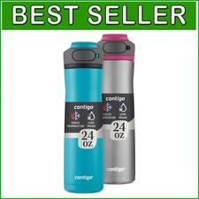 Cortland 2-Pack Chill 24oz Bottles - Double-Wall Insulation & Spill-Proof Design