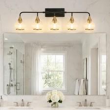 40" Elegant Vanity Light Bathroom Mirror Wall Lamp Glass Shade Sconce Fixture