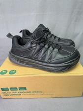 OrthoComfoot Orthopedic Diabetic Mens Size 10.5 Black Running Shoes Sneakers