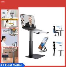 Laptop Stand for Desk Adjustable Height 11-17 Inches Aluminum Ergonomic Riser