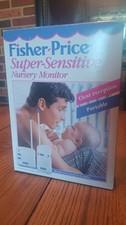 Fisher-Price Super-Sensitive Nursery Monitor 71584 Voice Analog Portable Volume