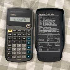 Texas Instruments TI-30Xa Scientific Calculator Tested Works