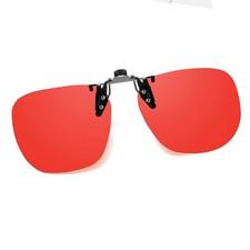 Blue Light Clip Ons for Glasses for Men Women Blue Light Blocker Fit Over Com