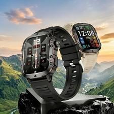 Smartwatch Militare 2026 AMOLED GPS Bluetooth Sport Herren IP68 Fitness
