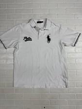 Ralph Lauren Big Pony Polo Shirt Men’s Xlt White Heavy Knit Short Sleeve