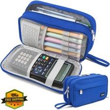 Vanmavo Pencil Case Klein Blue Large Capacity