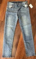Nwt buffalo david bitton Evan Slim Fit Young Men's/Teen Blue Wash Denim Sz 16