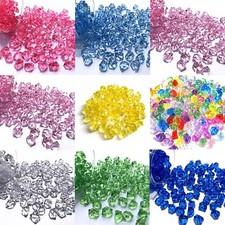 Decorative Glass Pebbles Stone Beads Vase Nugget Wedding Home Ornament Uk