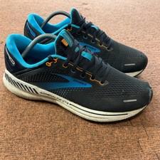 Brooks Adrenaline Gts 22 Men Running Shoes Black Blue Orange 1103661D034 Size 10