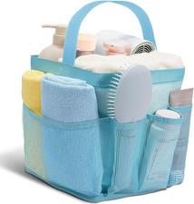 Shower Caddy Portable for College Dorm Room Essentials for Girls with 9 Pockets,