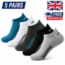 Trainers 5 & 10 Pack Ankle Socks Low Cut High Quality Unisex 9-12 Size UK