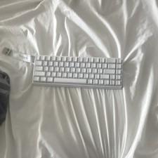 White Compact Mechanical Computer Keyboard