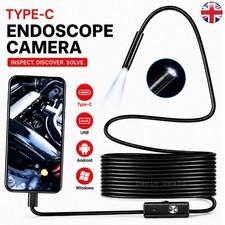 USB Type C Endoscope Borescope Snake Inspection Camera 3 in 1 for Phone Android