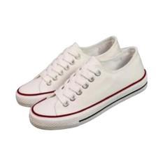 Yuanbo sneakers Youth Size 6.5 White Sporty Skateboarding Canvas Casual School