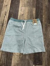 Nwt: Youth Size Yxl 18/16 Chubbies Light Teal Print With White Specs