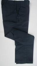Lands End Navy School Uniform Elastic Waist Pull-On Pants Boys 12 Inseam 27"