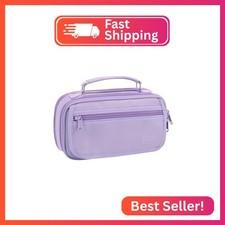 Vaschy Pencil Case, Large Pencil Pen Pouch Organizer Holder w Portable Handle Sc