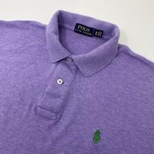 Easter Purple Ralph Lauren Polo Shirt Mens Medium Pique Knit Golf Preppy