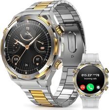 Militr GPS Smartwatch Herren 900mAh Akku Business Armbanduhr mit 2 Armbndern