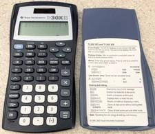 Texas Instruments TI-30X Iis Scientific Calculator Solar Tested Works