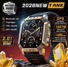 GPS Military Outdoor Sports Smart Watch for Men Waterproof Fitness Tracker Pro!