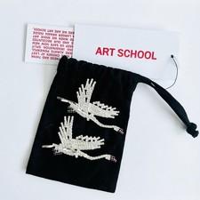Art School London Crystal Crane Hairpins Set Rhinestone Bird Bobby Pins Nwt