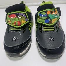 Tmnt Teenage Mutant Ninja Turtles Boys Sneakers Toddlers Size 7 Light-up Shoes