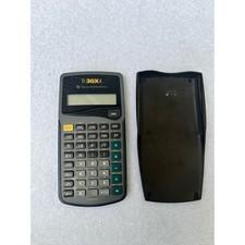 Texas Instruments TI-30XA Scientific Calculator with Slide Case Black Gray