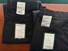 Flynn O'Hara School Uniform -2 Black pants 30"Waist 31 3/4" Length Size 20