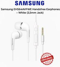 Genuine Samsung EHS64 Wired Earphones 3.5mm Handsfree Headphones White