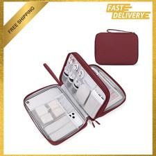 Electronic Organizer, Waterproof Travel Cable Bag Pouch for iPad, Power Bank