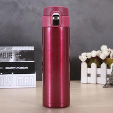 500M/16 Oz Insulated Mug Tritan Material Stainless Steel Metal Water Bottle Leak
