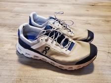 On Cloud CloudVista Mens 10.5 Running Shoes Waterproof Frost Ink Blue White