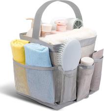 Shower Caddy Portable for College Dorm Room Essentials for Girls with 9 Pockets,