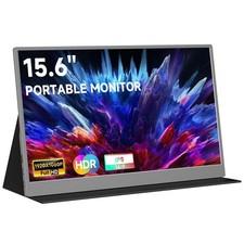 Qaf 15.6 Inch Portable Monitor 1080P Usb-C Hdmi Display, Ultra-Thin Ips Scree...